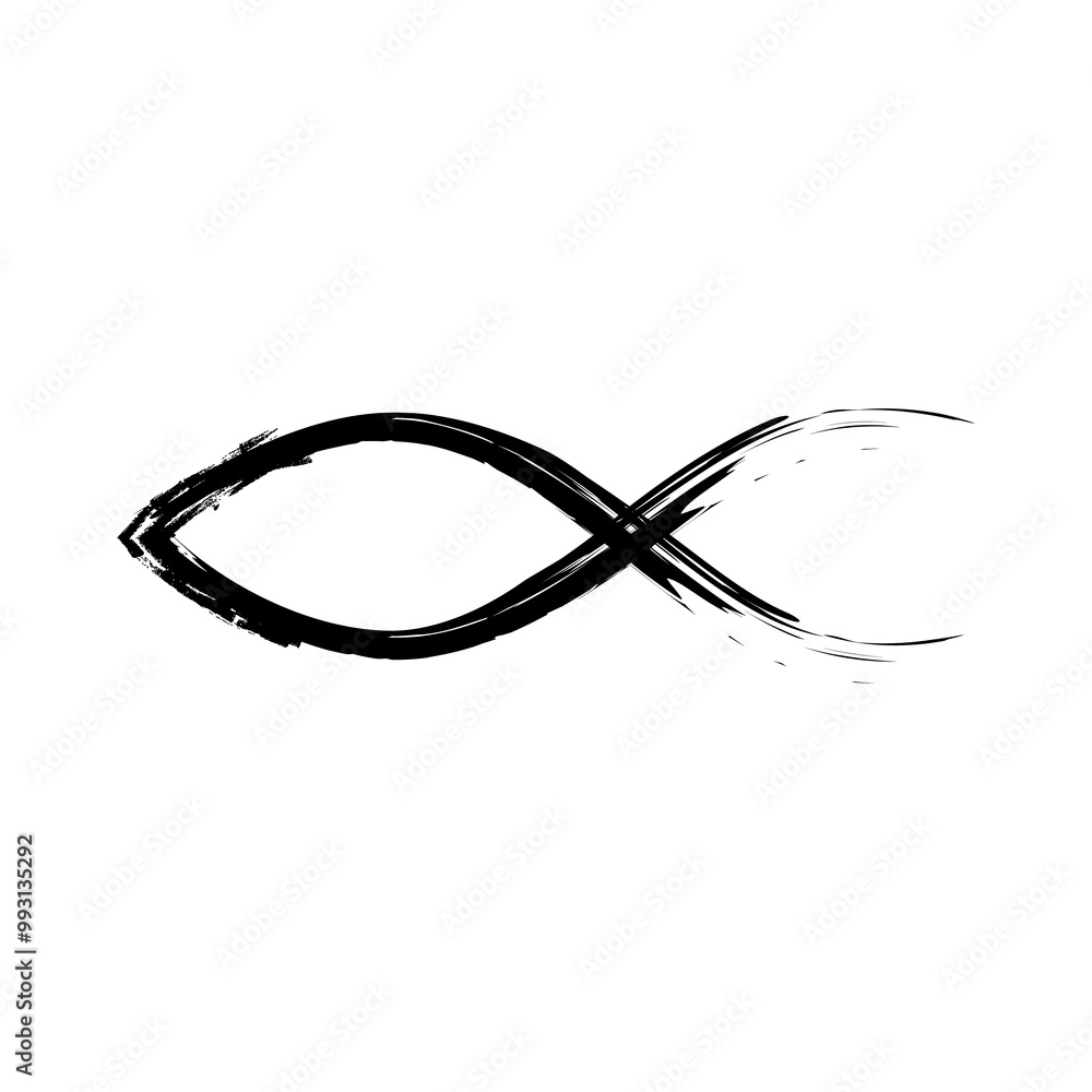 Fish symbol Christianity. Symbol faith and fellowship with God. Identification sign between Christian believers. Baptism and purification. Spiritual nourishment through faith and teachings Christ. Fish symbol Christianity. Symbol faith and fellowship with God. Identification sign between Christian believers. Baptism and purification. Spiritual nourishment through faith and teachings Christ.