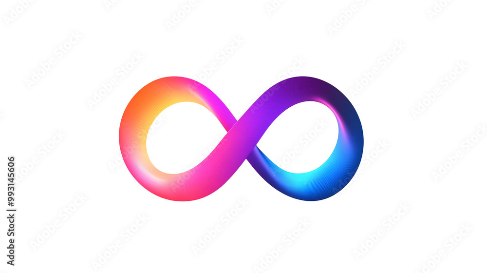 Creative Transparent Infinity Logos for designing purposes. Generative AI. Creative Transparent Infinity Logos for designing purposes. Generative AI.
