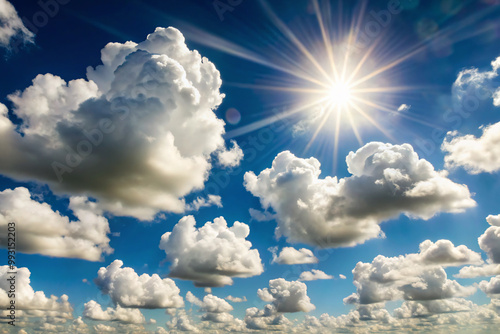 sky and cloudssky, cloud, blue, nature, clouds, day, cloudscape, white, heaven, weather, sun, air, cloudy, summer, light, atmosphere, beautiful, fluffy, sunny, space, abstract, outdoors, beauty, sunli photo