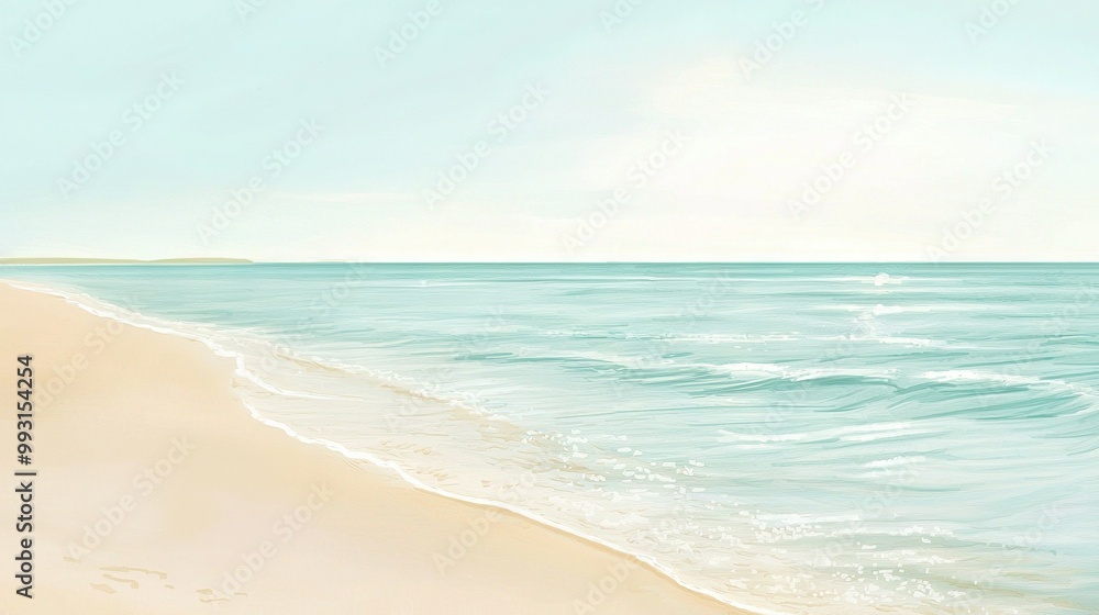 A beach wave portrait with a surfer A beach wave portrait with a surfer