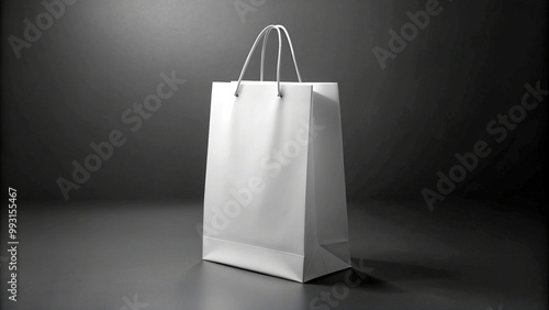 white paper bagbag, paper, shopping, gift, blank, buy, retail, shop, sale, brown, package, market, empty, container, object, handle, store, packaging, box, merchandise, commercial, shopping bag, consu photo