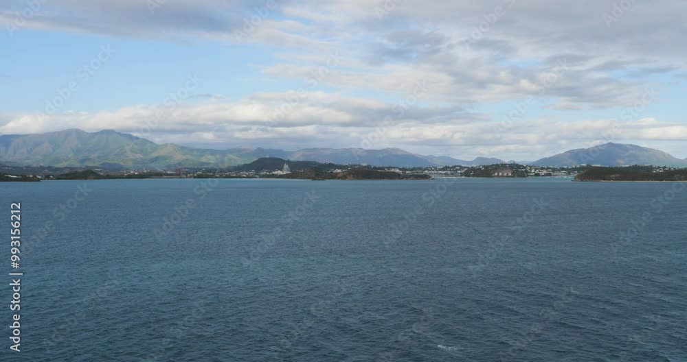 Panoramic view of Noumea, the capital and largest city of the French special collectivity of New Caledonia. Panoramic view of Noumea, the capital and largest city of the French special collectivity of New Caledonia.