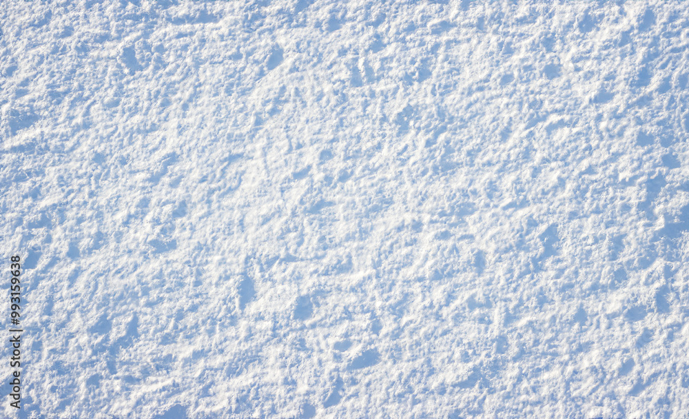 真上から見た雪の表面 真上から見た雪の表面