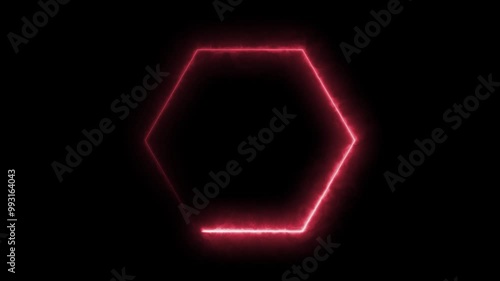 Light effect Hexagon BlackScreen
