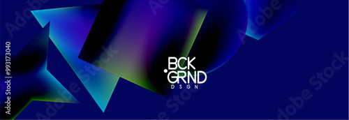 Fluid color geometric shapes abstract background. Vector Illustration For Wallpaper, Banner, Background, Card, Book Illustration, landing page