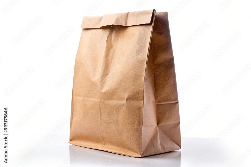 retail, basic, shopping, neutral, blank, eco-friendly, minimalist, storage, grocery, reusable, clipping path, Brown paper bag with a simple and clean design isolated on a white background retail, basic, shopping, neutral, blank, eco-friendly, minimalist, storage, grocery, reusable, clipping path, Brown paper bag with a simple and clean design isolated on a white background