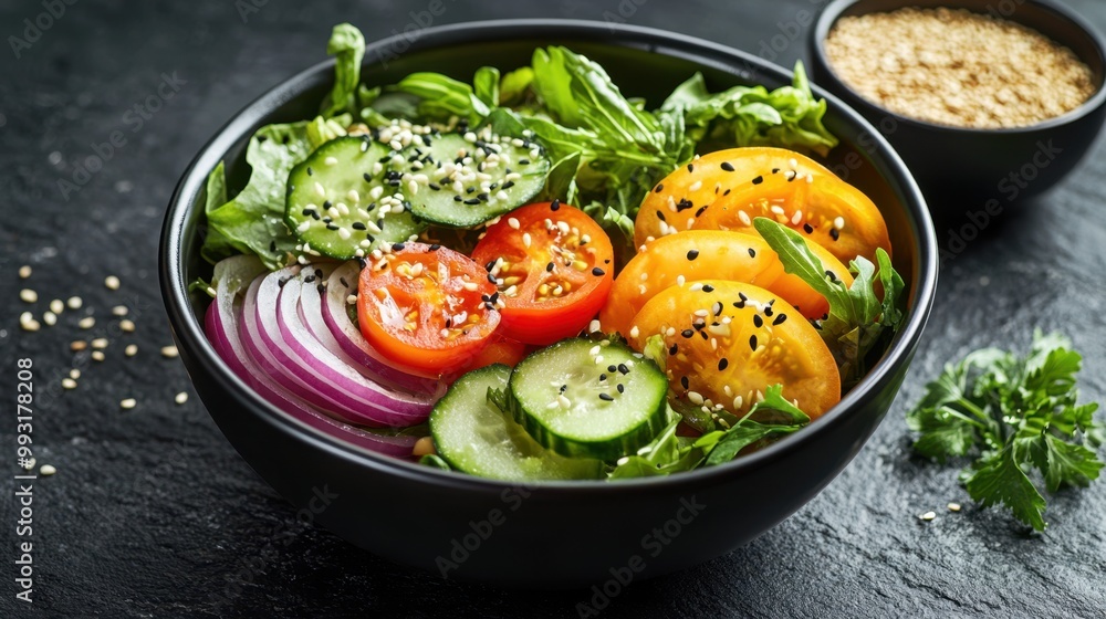 The Colorful Fresh Salad The Colorful Fresh Salad