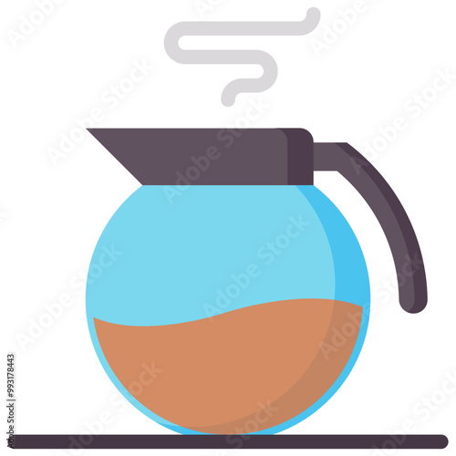 coffee flat vector icon