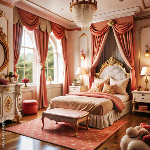 luxury hotel bedroom