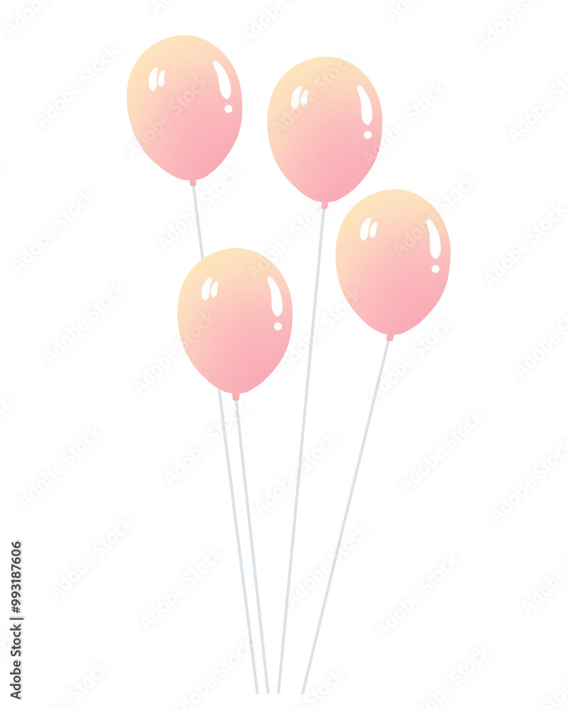 Cute colorful balloons Cute colorful balloons