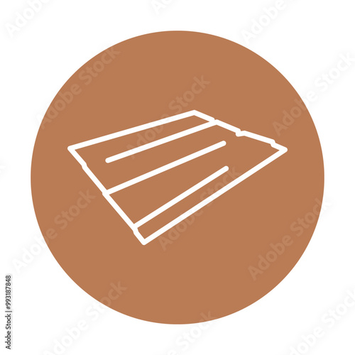 Lumber line black icon. Plywood illustration.Sign for web page, mobile app, button, logo.