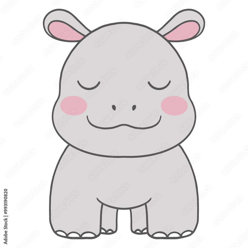 hippopotamus cartoon hippopotamus cartoon