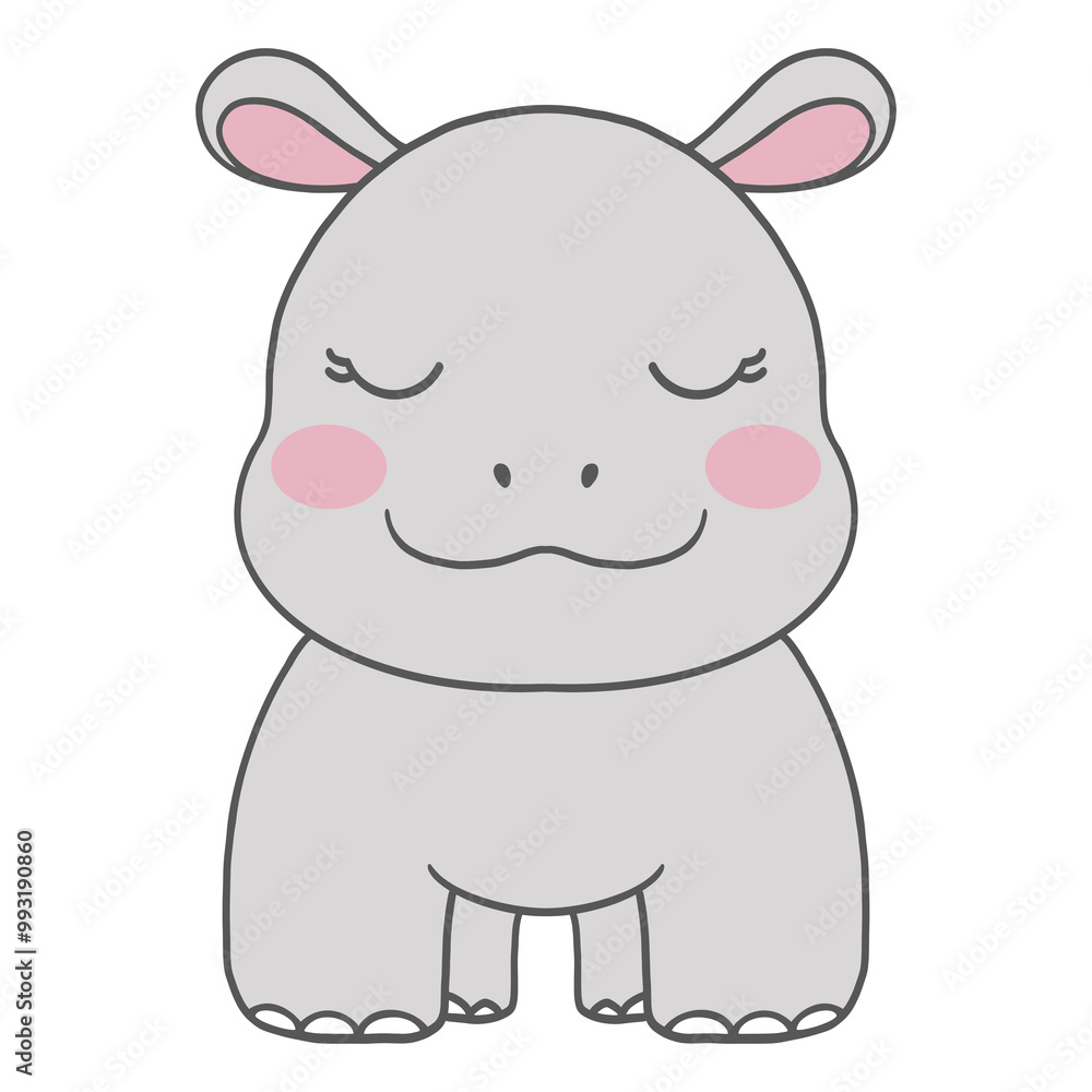 hippopotamus cartoon hippopotamus cartoon