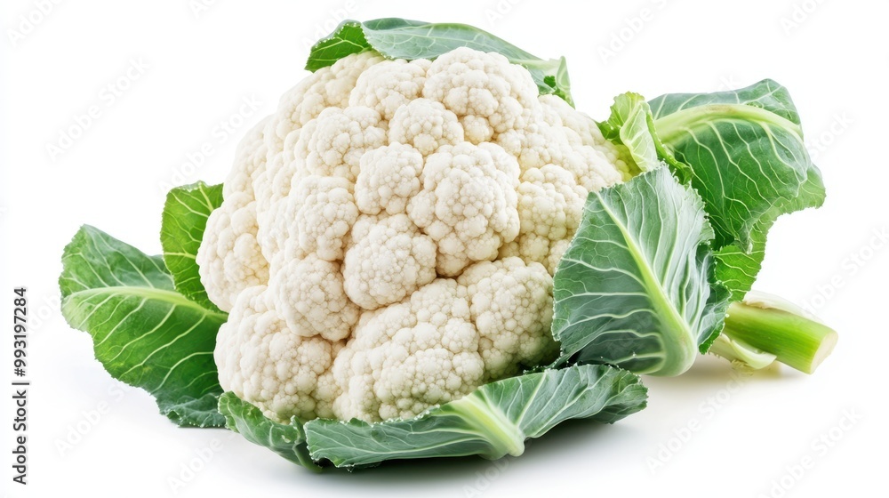The Fresh Cauliflower Head