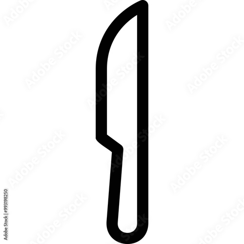 Simple vector icon knife