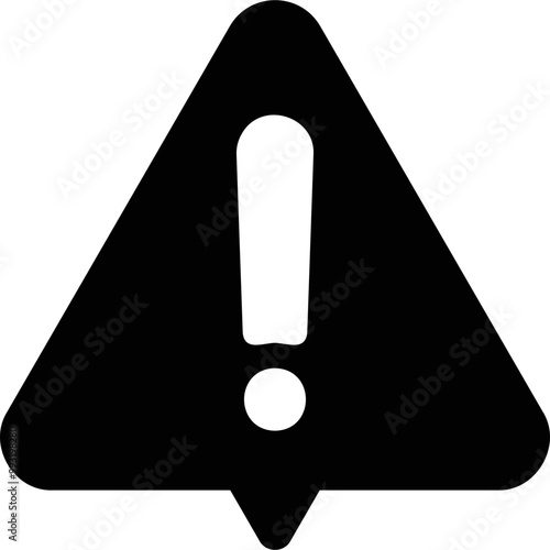 Simple vector icon warning, exclamation point