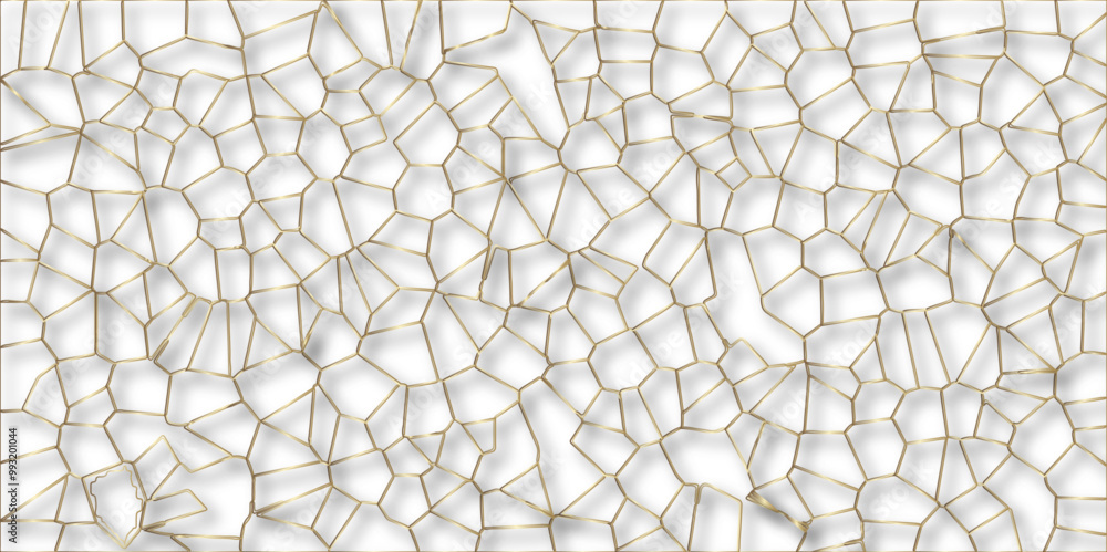 Beautifu white and gold crystallized polygon background. abstract light colorful stone tile pattern with shadow. modern wallpaper, trendy simple minimal geometric background abstract mosaic backd Beautifu white and gold crystallized polygon background. abstract light colorful stone tile pattern with shadow. modern wallpaper, trendy simple minimal geometric background abstract mosaic backd