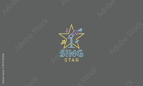 Bar and nightclub logo design vector template