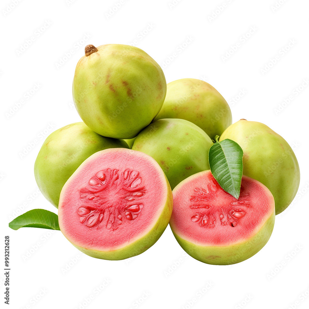 Guava fruit isolated on transparent background png Guava fruit isolated on transparent background png