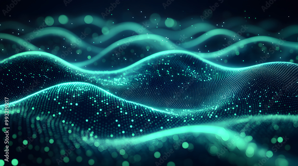 A Dark Background with Green and Blue Gradient Dots Illuminating the Space, Creating a Modern and Abstract Aesthetic
A Dark Background with Green and Blue Gradient Dots Illuminating the Space, Creating a Modern and Abstract Aesthetic