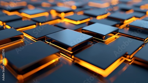 A business card breaking apart into glowing light beams, symbolizing the transformation of networking through innovation