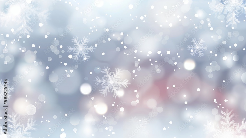 Beautiful winter scene with delicate snowflakes and ice crystals on a light blue bokeh background, perfect for Christmas and seasonal designs, holiday cards, and winter-themed marketing materials.
Beautiful winter scene with delicate snowflakes and ice crystals on a light blue bokeh background, perfect for Christmas and seasonal designs, holiday cards, and winter-themed marketing materials.