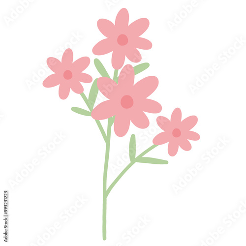 Cute flower illustration