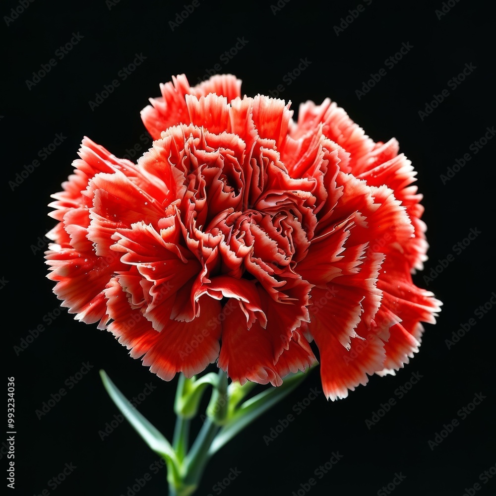 red carnation flowers on a black background red carnation flowers on a black background
