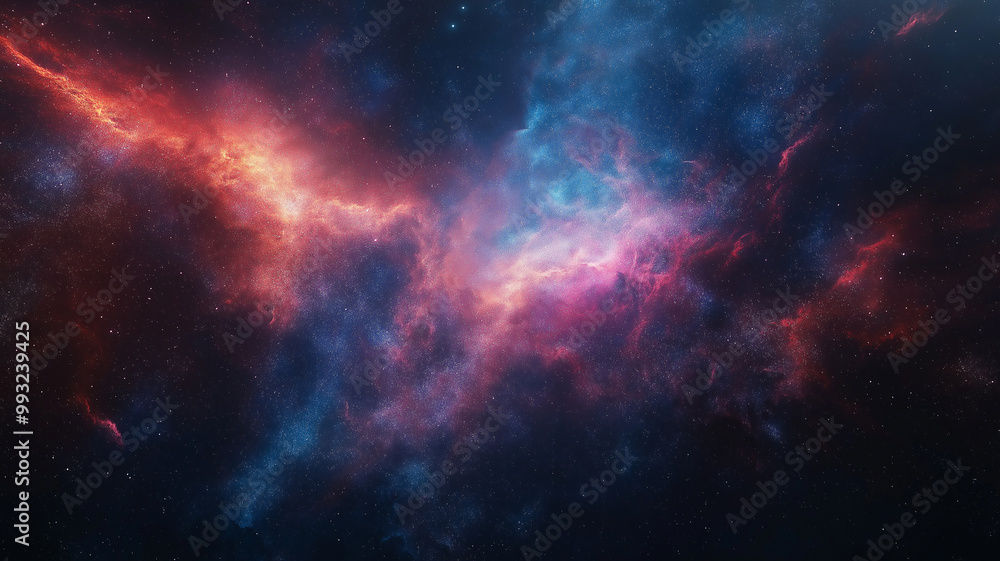 Abstract star nebula. Stardust. Deep space. AI generated. Abstract star nebula. Stardust. Deep space. AI generated.