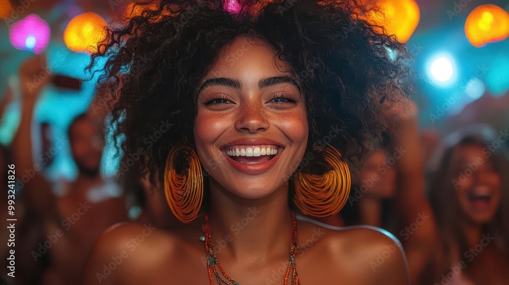 african american woman with a vibrant afro crowd surfing at a concert capturing the energetic atmosphere as fans cheer and take photos african american woman with a vibrant afro crowd surfing at a concert capturing the energetic atmosphere as fans cheer and take photos