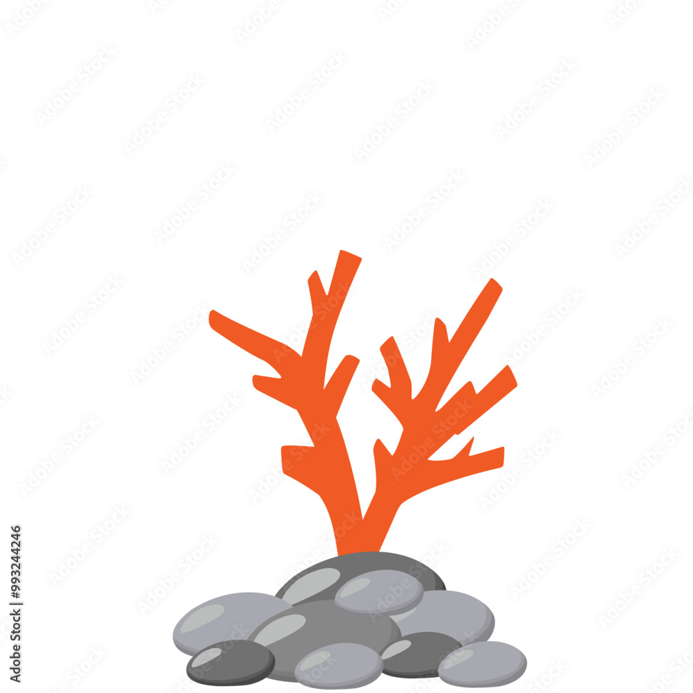 Fototapeta premium Underwater Coral Vector