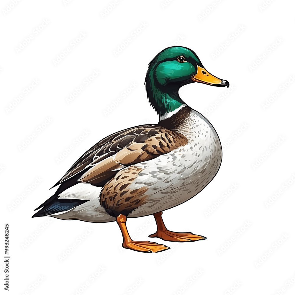 Duck vector illustration, Png. Duck vector illustration, Png.