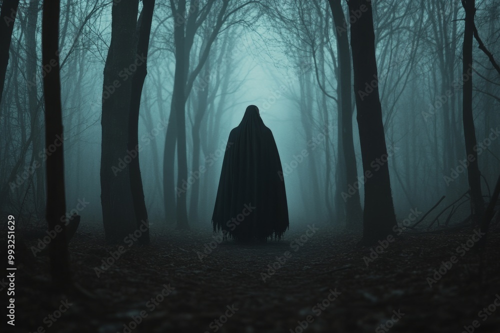 ghost phantom forest fog gloomy ghost phantom forest fog gloomy
