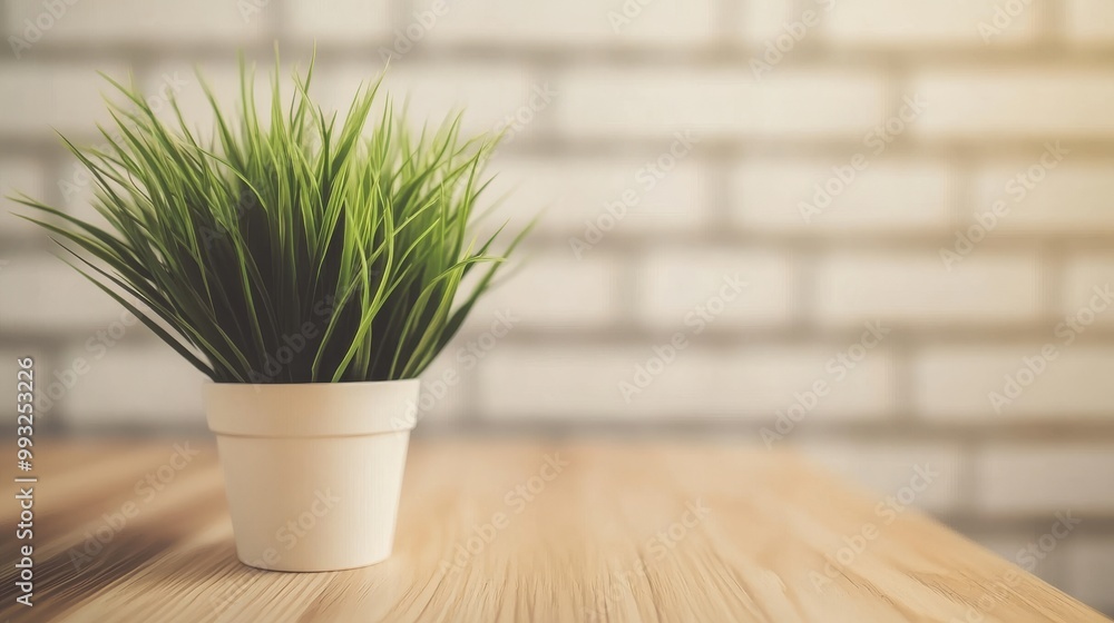 Rendering, study table, bookshelf, potted plant, frame, other decorations and chair, 3D illustration Rendering, study table, bookshelf, potted plant, frame, other decorations and chair, 3D illustration