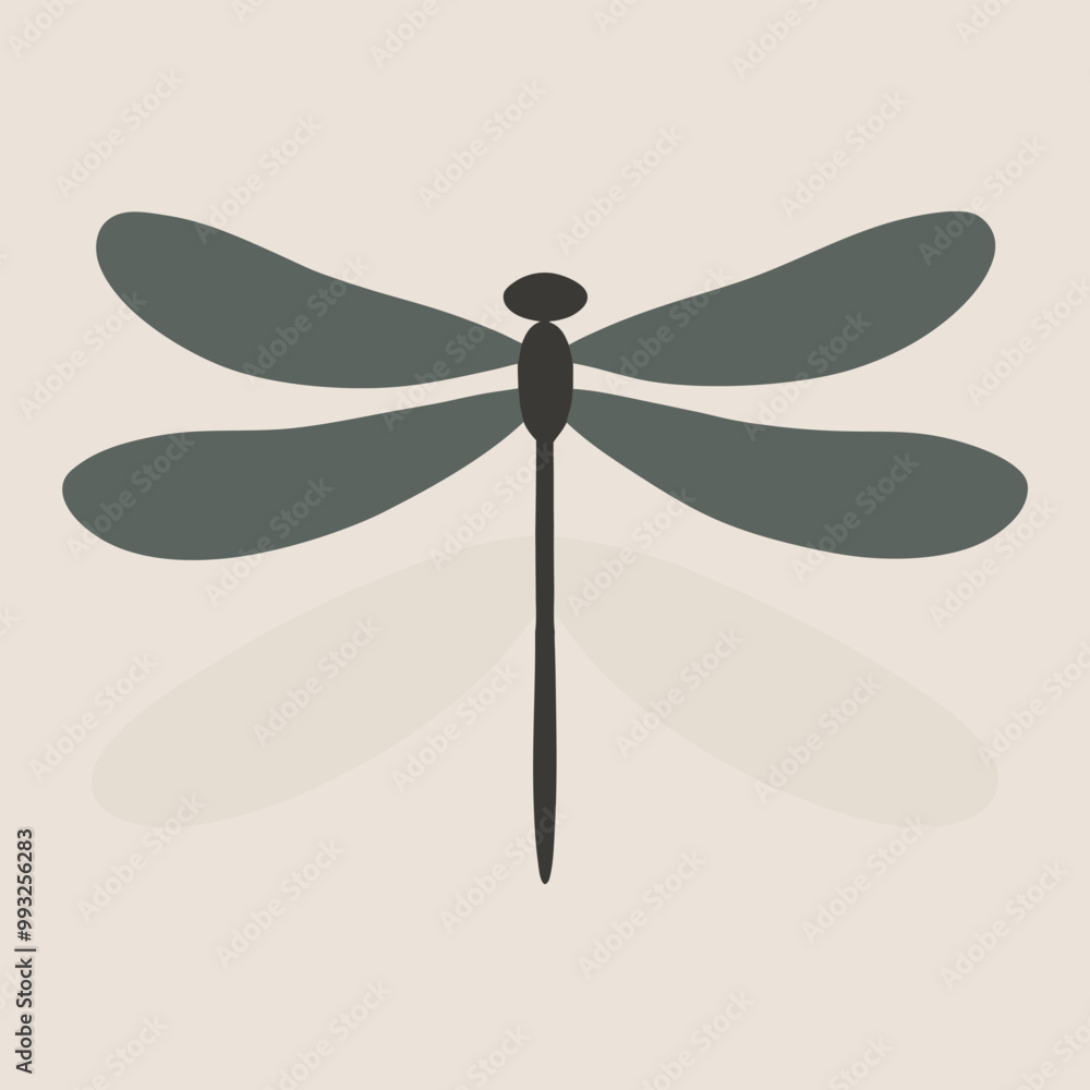 a black and white silhouette of a dragonfly, isolated white background a black and white silhouette of a dragonfly, isolated white background