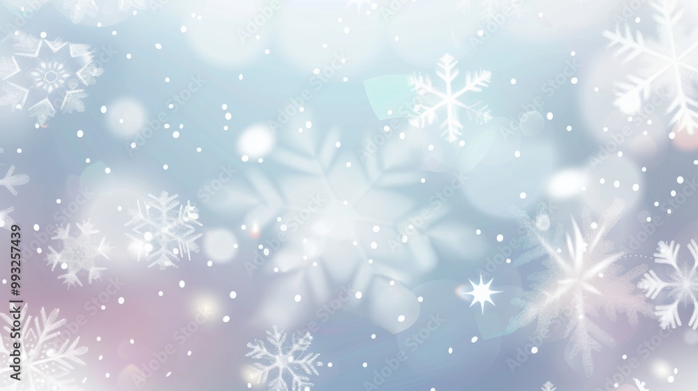 Beautiful winter scene with delicate snowflakes and ice crystals on a light blue bokeh background, perfect for Christmas and seasonal designs, holiday cards, and winter-themed marketing materials.
Beautiful winter scene with delicate snowflakes and ice crystals on a light blue bokeh background, perfect for Christmas and seasonal designs, holiday cards, and winter-themed marketing materials.