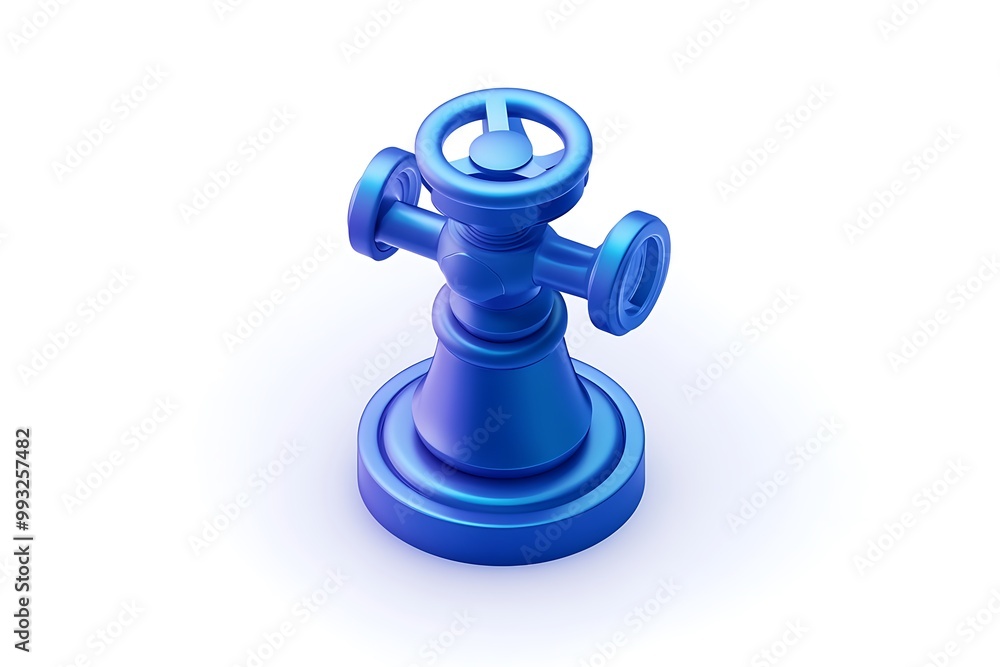 Water faucet isolated on a clean white background. Water faucet isolated on a clean white background.
