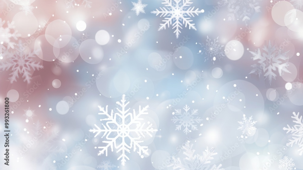 Beautiful winter scene with delicate snowflakes and ice crystals on a light blue bokeh background, perfect for Christmas and seasonal designs, holiday cards, and winter-themed marketing materials.
Beautiful winter scene with delicate snowflakes and ice crystals on a light blue bokeh background, perfect for Christmas and seasonal designs, holiday cards, and winter-themed marketing materials.