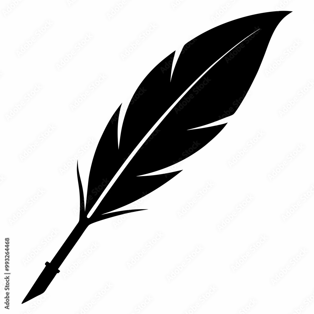 quill feather pen silhouette, feather pen icon logo vector design, majestic feather
quill feather pen silhouette, feather pen icon logo vector design, majestic feather