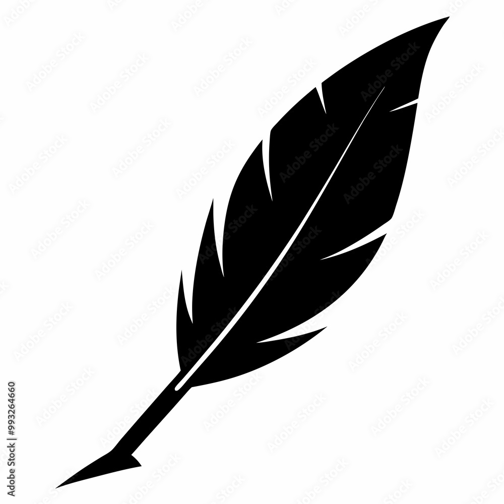 quill feather pen silhouette, feather pen icon logo vector design, majestic feather
quill feather pen silhouette, feather pen icon logo vector design, majestic feather