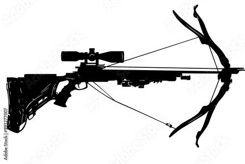 silhouette of a Tactical Longbow photo