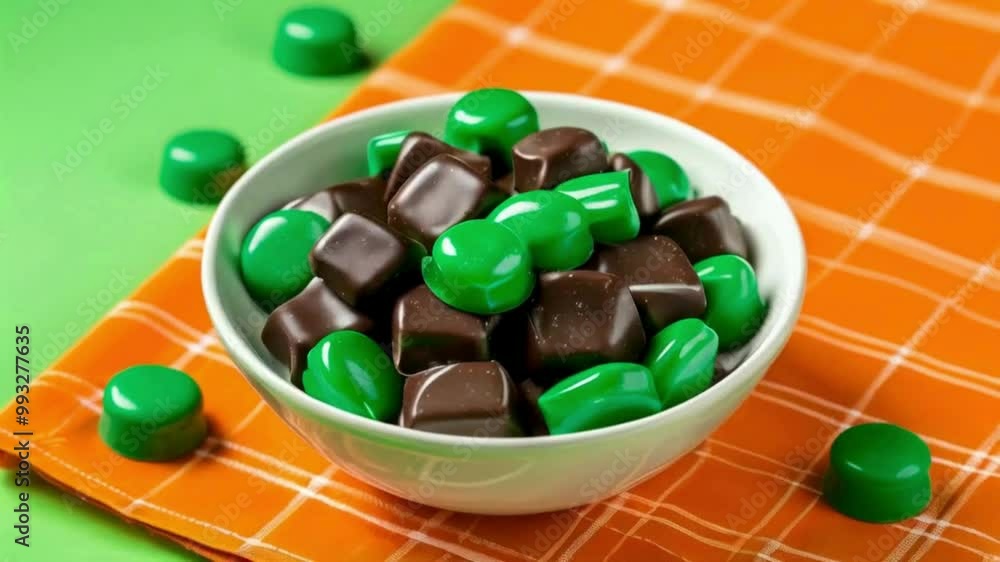 chocolate candies in a bowl chocolate candies in a bowl