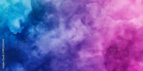 Abstract watercolor blend of blue, purple, and pink hues.