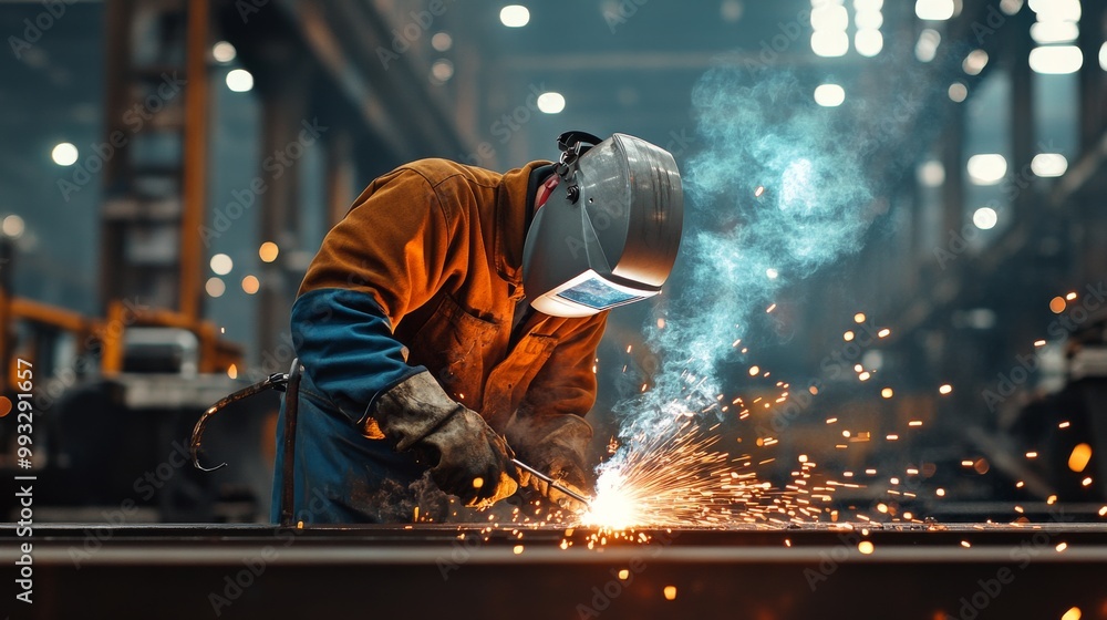 welder worker weld detail industry factory sparks welder worker weld detail industry factory sparks