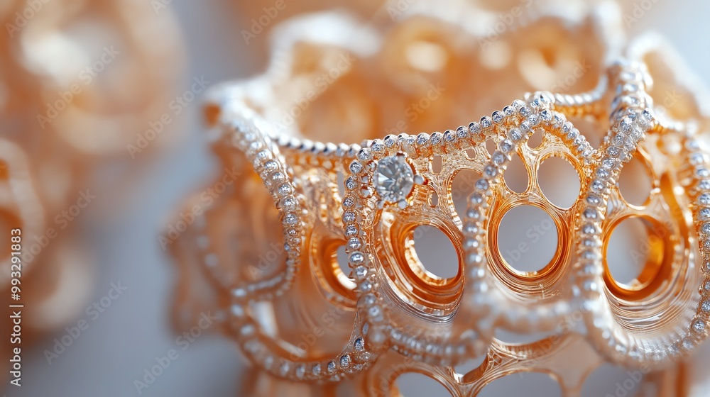 AIdriven design software helping a jewelry designer create intricate, custom pieces, AI jewelry design, creative precision AIdriven design software helping a jewelry designer create intricate, custom pieces, AI jewelry design, creative precision