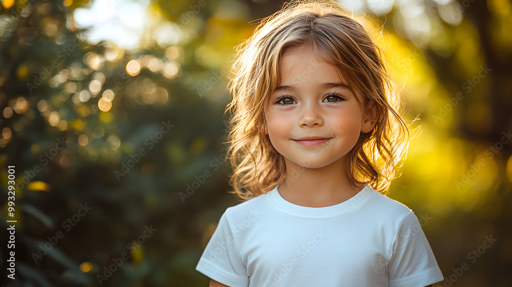 A Mockup of a Happy Toddler Wearing a White Blank Crew Neck T-Shirt, Exuding Joy and Playfulness, Perfect for Showcasing Children’s Apparel in a Bright and Cheerful Setting
A Mockup of a Happy Toddler Wearing a White Blank Crew Neck T-Shirt, Exuding Joy and Playfulness, Perfect for Showcasing Children’s Apparel in a Bright and Cheerful Setting
