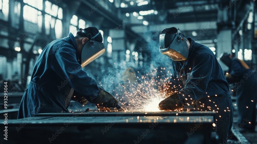 welder worker weld detail industry factory sparks welder worker weld detail industry factory sparks