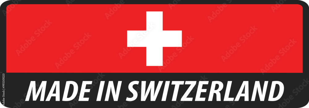 Fototapeta premium Made in Switzerland