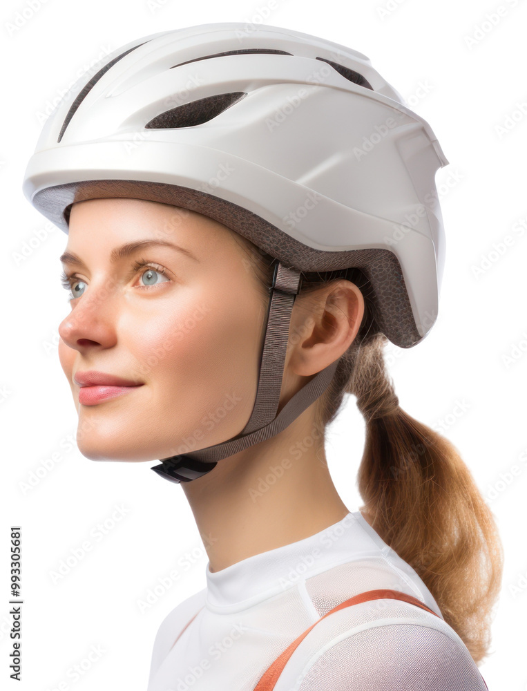 PNG Woman in bicycle helmet adult white background exercising. PNG Woman in bicycle helmet adult white background exercising.