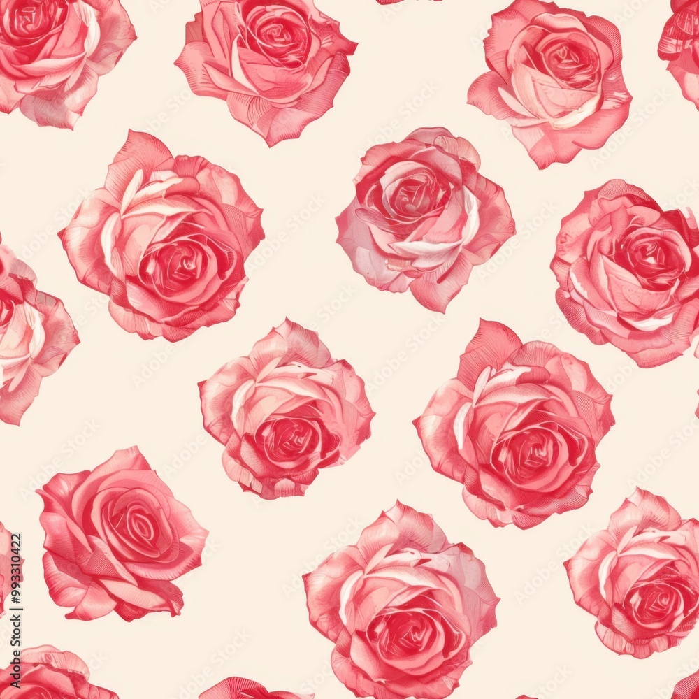 seamless background with roses seamless background with roses